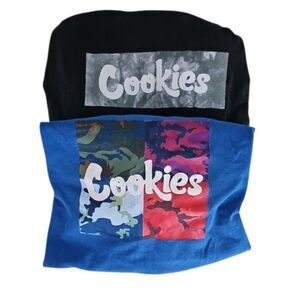 Cookies Streetwear Logo Tee 2pc Lot Men’s 4X Big Tall Y2K Skate Graphic Set